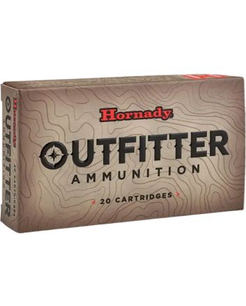 Hornady 823314 Outfitter375H&amp;HMag 250gr Copper Alloy eXpanding 20 Per Box/6 Case