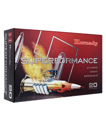 Hornady 80990 Superformance308Win 165gr Copper Alloy eXpanding 20 Per Box/10 Case