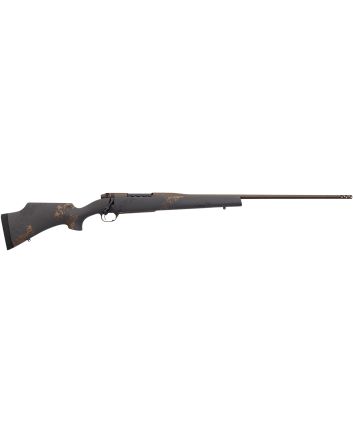 Weatherby MCU03N280AR6B Mark V Camilla Ultra Lightweight Compact 280 Ackley Improved 4+1 24" Barrel, Midnight Bronze Cerakote Metal Finish, Black with Smoke/Gold Sponge Accents Monte Carlo Stock