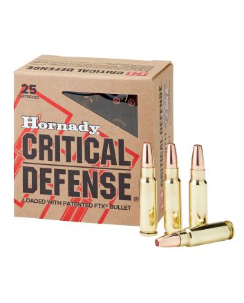 Hornady 90000 Critical Defense5.7x28mm 40gr Flex Tip eXpanding 25 Per Box/10 Case