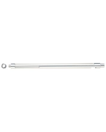 Tactical Solutions 1022TESIL X-Ring Barrel 22 LR 16.50" Silver Finish Aluminum Material with Fluting &amp; Threading for Ruger 10/22