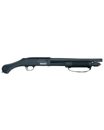 Mossberg 51601 590S Shockwave 12 Gauge Pump 3" 8+1 14.38" Matte Blued Steel Barrel, Black Anodized Receiver, Black Raptor Birdshead Grip