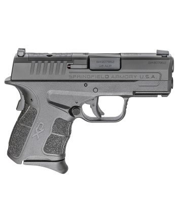 Springfield Armory XDSG93345BOSP XD-S Mod.2 OSP 45 ACP 5+1 6+1 3.30" Black Melonite Steel Barrel &amp; Optic Ready/Serrated Slide, Black Polymer Frame w/Picatinny Rail, Black Textured Polymer Grip