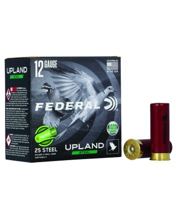 Federal USH122W75 Upland Field &amp; Range Paper Wad 12Gauge 2.75" 1oz 7.5Shot 25 Per Box/10 Case