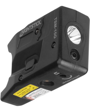 Nightstick TSM15G Light with Green laser for S&amp;W M&amp;P Shield/Shield PlusBlack 150 Lumens White LED