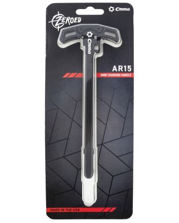 CMMG 55BA5A4 Charging Handle Zeroed Ambidextrous 7075-T6 Aluminum for AR-15 Platform