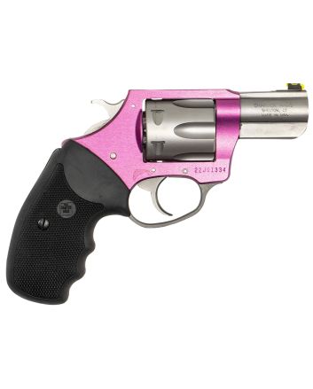 Charter Arms 53630 II Pink Lady II 38 Special 6rd 2.20" Matte Stainless Steel Barrel &amp; Cylinder, Pink Aluminum Frame, Black Finger Grooved Rubber Grip, Exposed Hammer