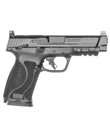 Smith &amp; Wesson 13388 M&amp;P M2.0 M2.0 Full Size 10mm Auto 15+1, 4.60" Black Armornite Stainless Steel Barrel &amp; Optic Cut/Serrated Slide, Matte Black Polymer Frame w/Picatinny Rail