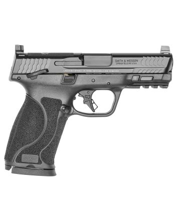 Smith &amp; Wesson 13390 M&amp;P M2.0Full Size 10mm Auto 15+1, 4" Black Armornite Stainless Steel Barrel &amp; Optic Cut/Serrated Slide, Matte Black Polymer Frame w/Picatinny Rail