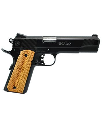 TriStar 85610 American Classic II 1911 45 ACP 8+1, 5" Stainless Steel Barrel, Blued Serrated Steel Slide, Blued Steel Frame w/Beavertail, Wood Grip