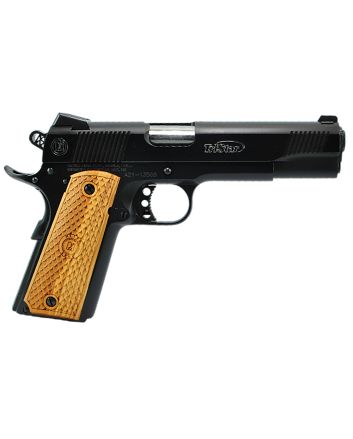 TriStar 85614 American Classic II 1911 9mm Luger 9+1, 5" Stainless Steel Barrel, Blued Serrated Steel Slide, Blued Steel Frame w/Beavertail, Wood Grip