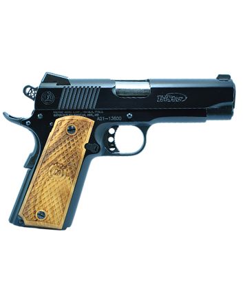 TriStar 85620 American Classic Commander 1911 45 ACP 8+1, 4.25" Stainless Steel Barrel, Blued Serrated Steel Slide, Blued Steel Frame w/Beavertail, Wood Grip