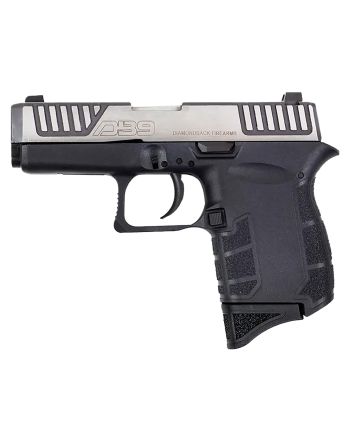 Diamondback DB0200P031 DB9 Gen4 Micro-Compact Frame 9mm Luger 6+1, 3.10" Stainless Steel Barrel &amp; Serrated Slide, Black Polymer Frame &amp; Grip
