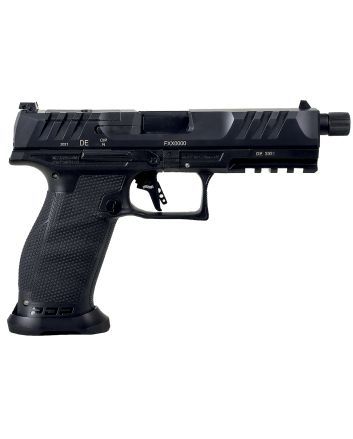 Walther Arms 2858142 PDP Pro SD 9mm Luger 10+1 5.10" Threaded Barrel, Black, Optic Cut/Serrated Slide, Polymer Frame with Pic. Rail, Performance Duty Grip, Flared Magwell
