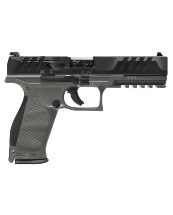Walther Arms 2858401 PDP Optic Ready 9mm Luger 5" 18+1 Black Steel Slide Performance Duty TexturedPolymer Grip (Full Size)