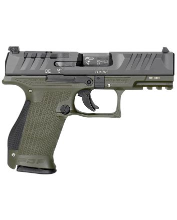 Walther Arms 2858428 PDP Compact Optic Ready 9mm Luger 4" 15+1 Black Steel Slide Performance Duty TexturedPolymer Grip