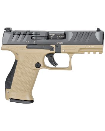 Walther Arms 2858444 PDP Compact Optic Ready 9mm Luger 4" 15+1 Black Steel Slide Performance Duty TexturedPolymer Grip