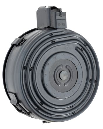 Century Arms MAAK78B AK75rd 7.62x39mm Drum For AK-Platform Black Polymer