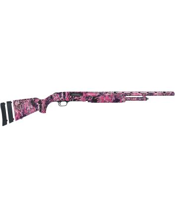 Mossberg 54161 500 Super Bantam Youth 20 Gauge Pump 3" 5+1 Overall Muddy Girl Wild 22" Vent Rib Barrel, Steel Receiver &amp; Adj LOP Synthetic Stock, Right Hand