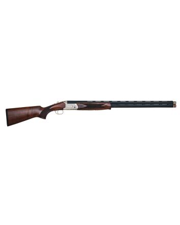 Mossberg 75472 Gold Reserve12 Gauge with 30" Polished Blued Barrel, 3" Chamber, 2rd Capacity, Polished Silver Engraved Metal Finish &amp; Satin Black Walnut Stock Right Hand (Full Size)