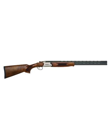 Mossberg 75475 Silver Reserve20 Gauge with 26" Matte Blued Barrel, 3" Chamber, 2rd Capacity, Satin Silver Engraved Metal Finish &amp; Satin Black Walnut Stock Right Hand (Full Size)