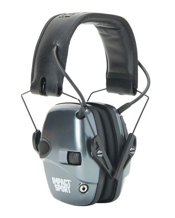 Howard Leight R02532 Impact Sport22 dB Over the Head Gray/Black Youth/Adult Small