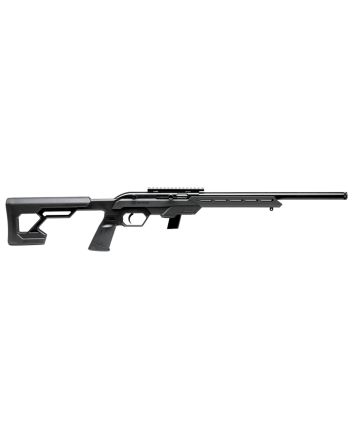 Savage Arms 45120 64 Precision 22 LR 20+1 16.50" Matte Black Carbon Steel Threaded Heavy Barrel, Matte Black Drilled &amp; Tapped Carbon Steel Receiver, M-Lok Compatible Forend, Synthetic Chassis Stock