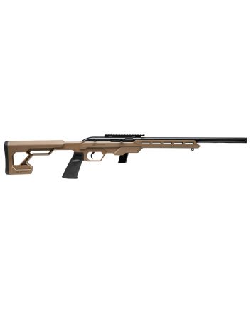 Savage Arms 45124 64 Precision 22 LR Caliber with 10+1 Capacity, 16.50" Threaded Barrel, Matte Black Metal Finish &amp; Chassis Flat Dark Earth Synthetic Stock Right Hand (Full Size)