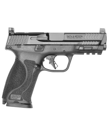 Smith &amp; Wesson 13564 M&amp;P M2.0Full Size 9mm Luger 17+1, 4.25" Black Armornite Stainless Steel Barrel &amp; Optic Ready/Serrated Slide, Matte Black Polymer Frame w/Picatinny Rail