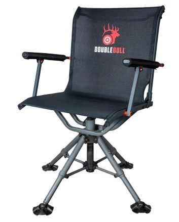 Primos 65166 Double Bull Swivel Seat 360 Degree Swivel Black