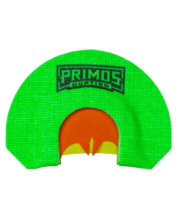 Primos PS1267 The LucyDiaphragm Call Triple Reed Turkey Hen Sounds Attracts Turkey Green Plastic Bat Cut