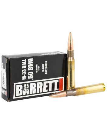 Barrett 14671 Rifle Match Grade 50BMG 661gr M33 Ball 10 Per Box/25 Case