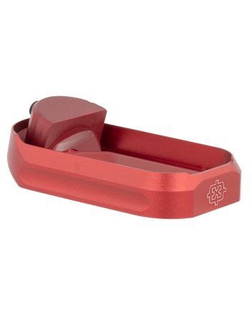 Cross Armory CRGFMWRD Flared MagwellCompatible w/Glock Gen1-3 Red Anodized Aluminum