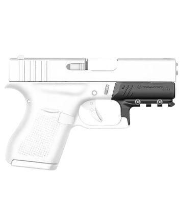 Recover Tactical GR4301 Compact Rail Adapter for Glock 43 43X and 48Black