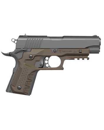 Recover Tactical CC3C02 Grip &amp; Rail SystemTan Polymer Picatinny for Compact 1911