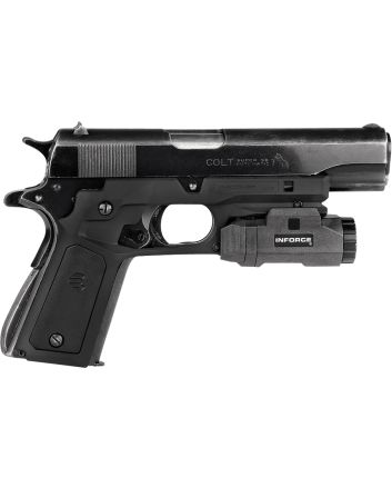 Recover Tactical CC3P0104 Frame GripBlack Polymer Frame with Interchangeable Black &amp; Gray Panels for Standard Frame 1911