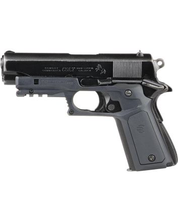 Recover Tactical CC3P0504 Frame GripGray Polymer Frame with Interchangeable Light &amp; Dark Gray Panels for Standard Frame 1911