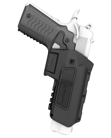 Recover Tactical HC11AR01 HC11 Holster OWB Black Polymer Belt Fits 1911 Right Hand