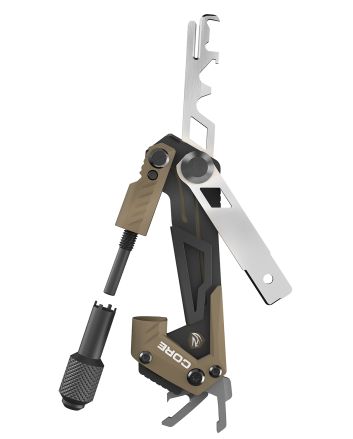 Real Avid AVGTCORAR Core Gun Tool AR15 Olive Green/Black Stainless Steel
