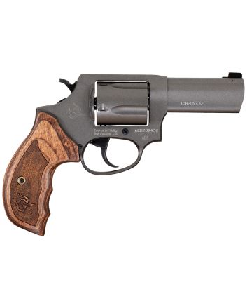 Taurus 26053CNS Defender 605SA/DA 38 Special +P or 357 Mag 5 Shot 3" Barrel, Overall Tungsten Gray Cerakote Finished Steel, Altamont Wood Grip, Night Front Sight
