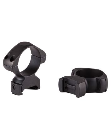 Konus 7402 Steel RingsMatte Black 1"Low 0 MOA