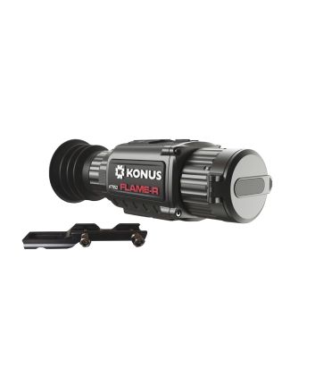 Konus 7952 Flame-RThermal Rifle Scope Hand Held/Mountable Scope Black 2.5-20x Multi Reticle 256x192 Resolution Zoom Digital 1x/2x/4x/8x