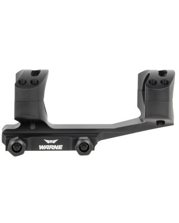 Warne XSKEL34TW X-SKEL Gen 2 Scope Mount/Ring Combo Black Anodized 34mm
