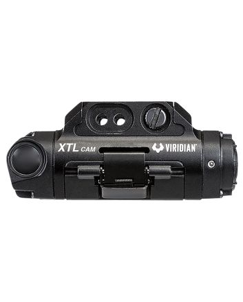 Viridian 9900016 XTLcam Gen 3 with Tactical Light and HD Camera X Series Black 500 Lumens White LED/1920x1080 HD Camera with Microphone