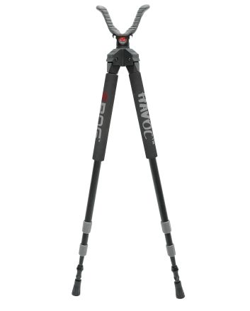 Bog-Pod 1100478 HavocBipod, Black Finished Aluminum with Foam Grip, Rubber Feet, 360 Degree Pan &amp; 21-50" Vertical Adjustment