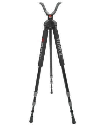 Bog-Pod 1100479 HavocTripod made of Black Finish Aluminum with Foam Grip, Rubber Feet, 360 Degree Pan &amp; 22-50" Vertical Adjustment