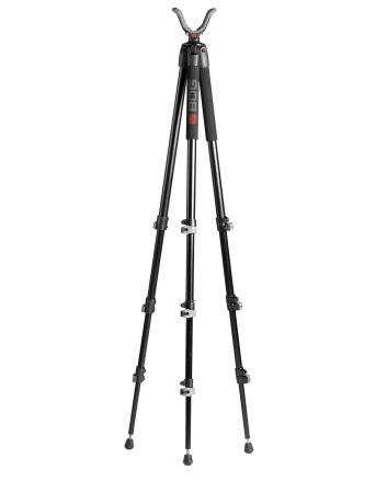 Bog-Pod 1100482 Folding Tripod Adrenaline made of Black Finish Aluminum with Foam Grip, Rubber Feet, 360 Degree Pan, 25 Degree Cant &amp; 16-72" Vertical Adjustment