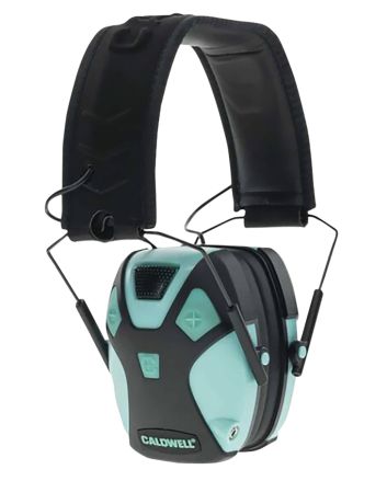 Caldwell 1101672 E-Max Pro 23 dB Over the Head Aqua Blue/Black Adult