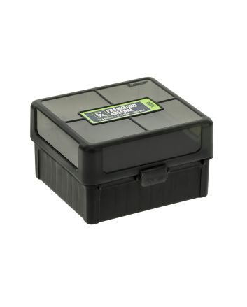 Frankford Arsenal 1083799 Hinge-Top Ammo Box 204/223Cal/300WinMag Black Polymer 100rd