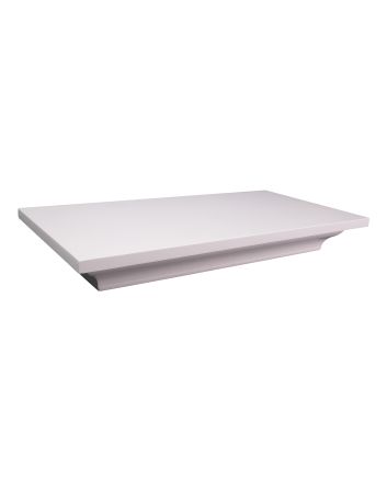 Lockdown 1117247 In-Plain-Sight Shelf White Wood Holds 2 Handguns